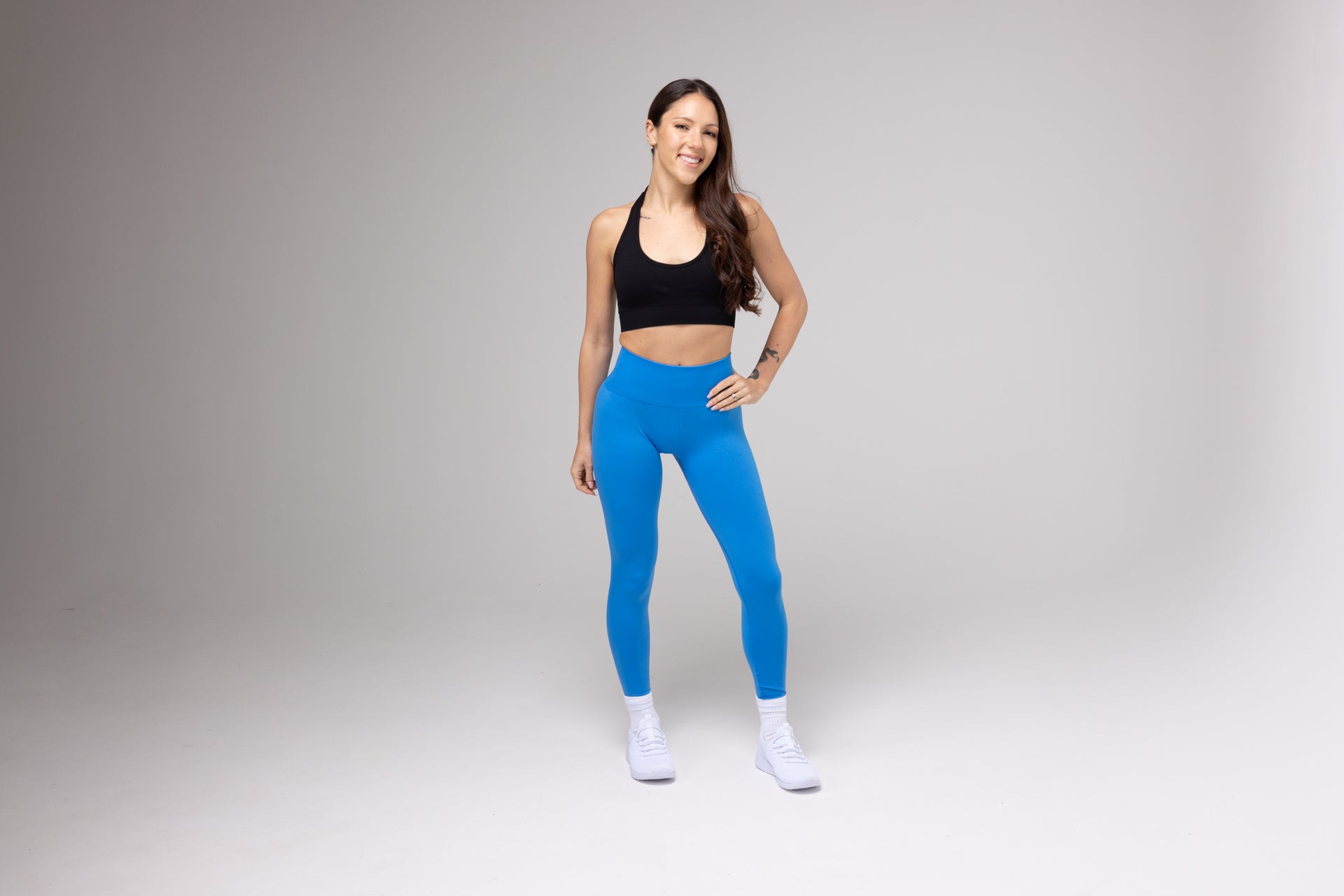 Seamless Electric Blue Leggings